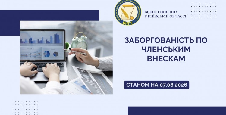 Заборгованість Відділення НПУ в Київській області станом на 07.08.2026р.